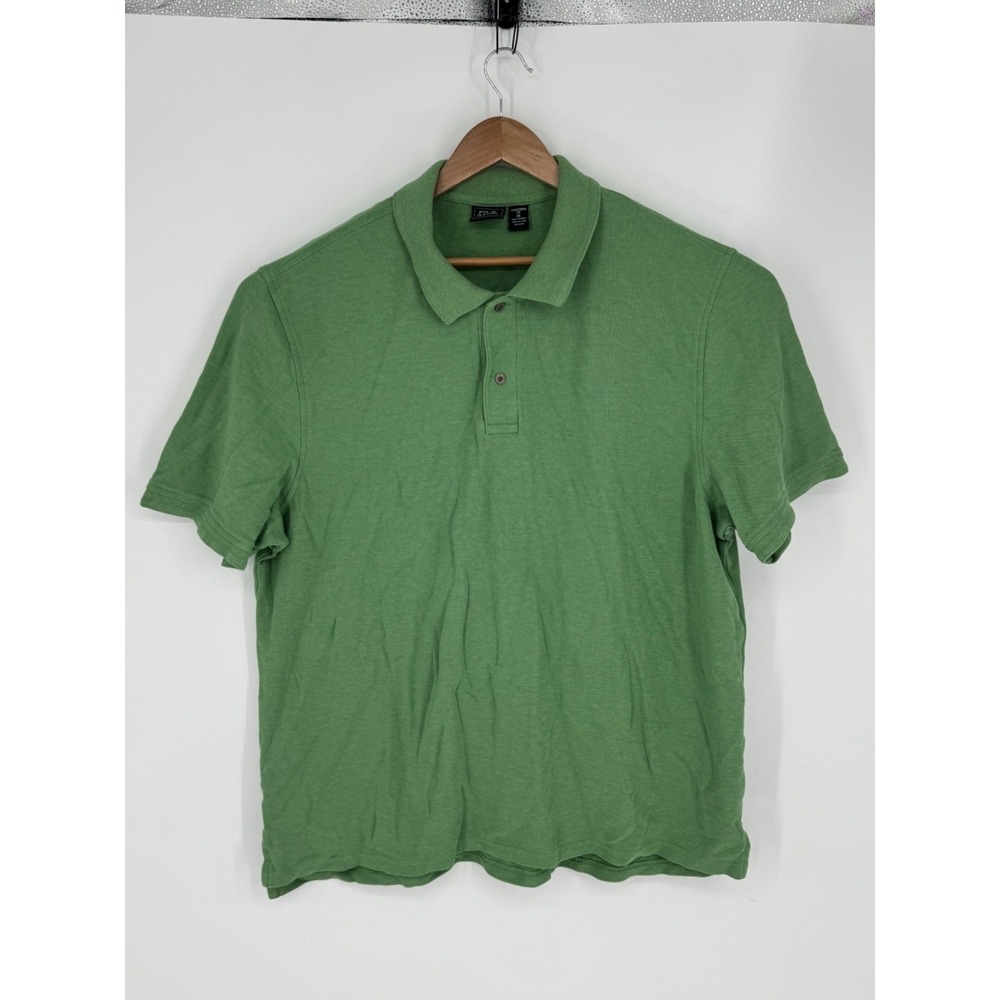 Jos A Banks Traveler Traditional Fit Green Polo Shirt Size XXL Golf Classic B9